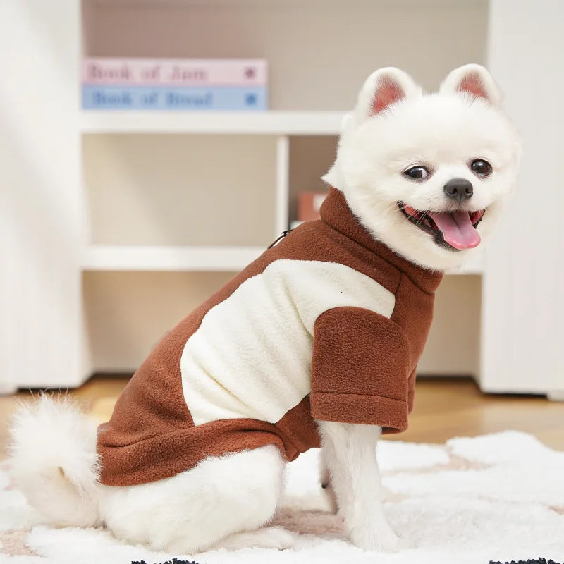 Winter Fleece Dog Hoodie