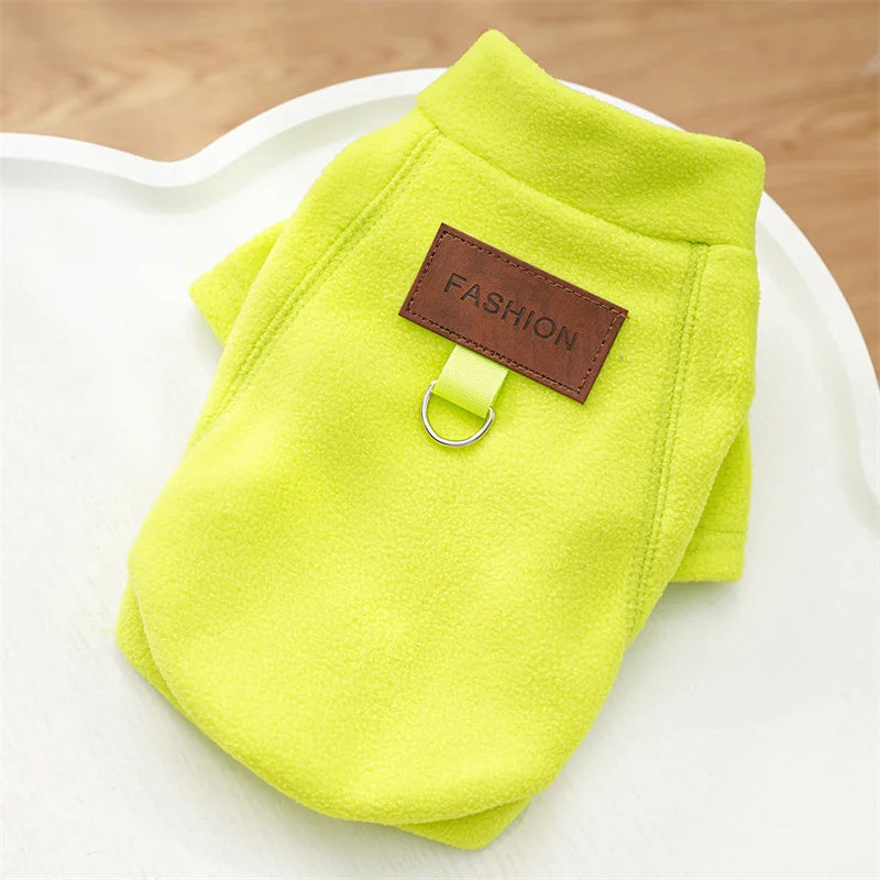 Winter Fleece Dog Hoodie