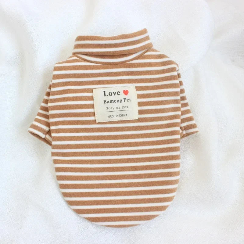 Ins Cotton Vest Suit Autumn and Winter Thickened Pet Teddy Dog Bears Pomeranian Cat Clothes Winter Small Dog