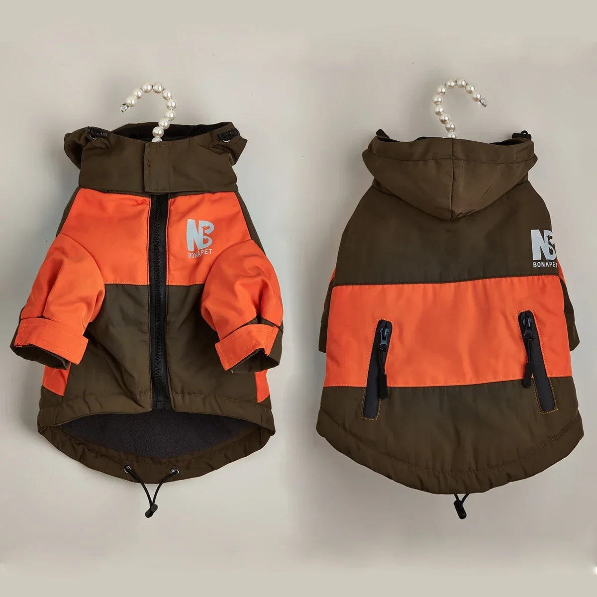 Fleece-Lined Windproof Coat