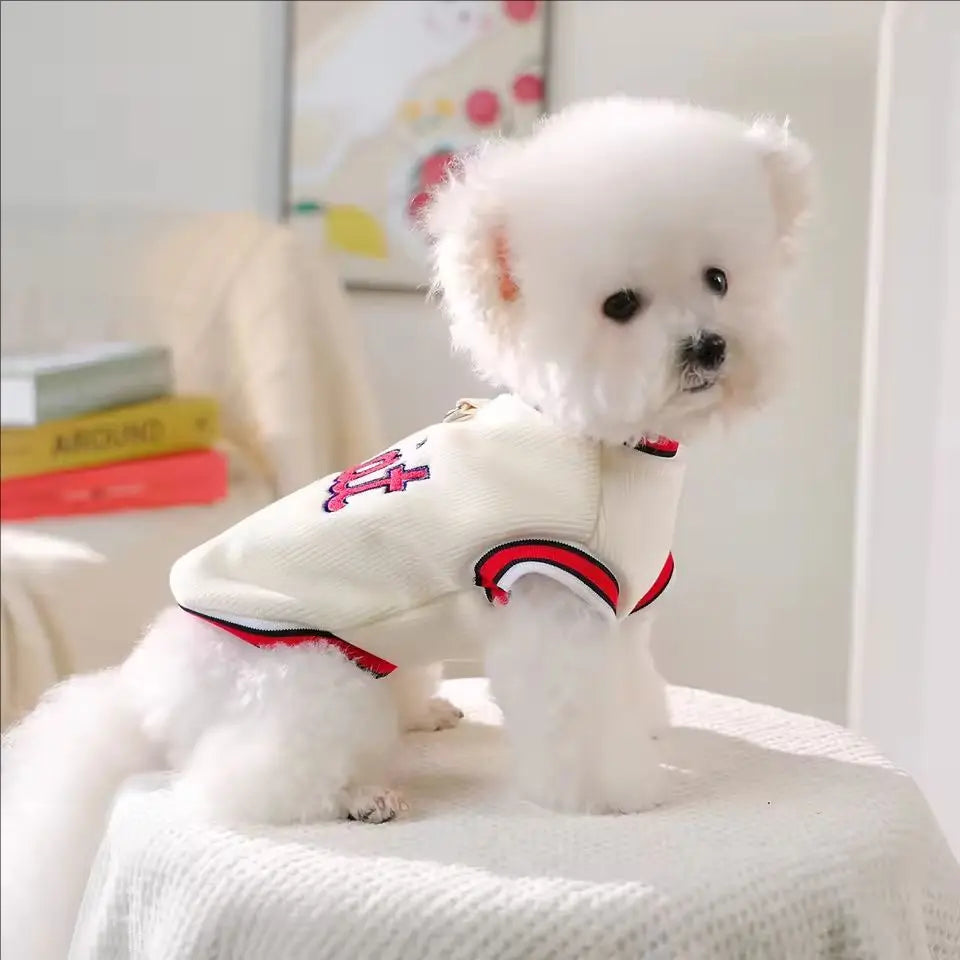 Dog Cat Pet Clothes Sports Jersey Cute Traction Vest Comfortable Warm Going Out Clothing