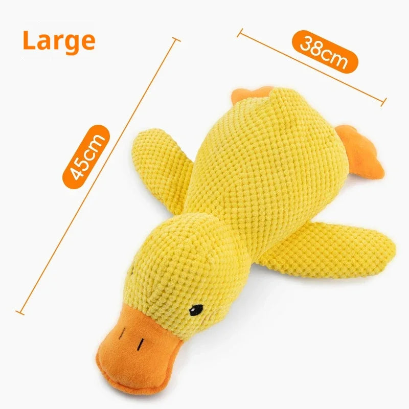 Plush Duck Dog Toy