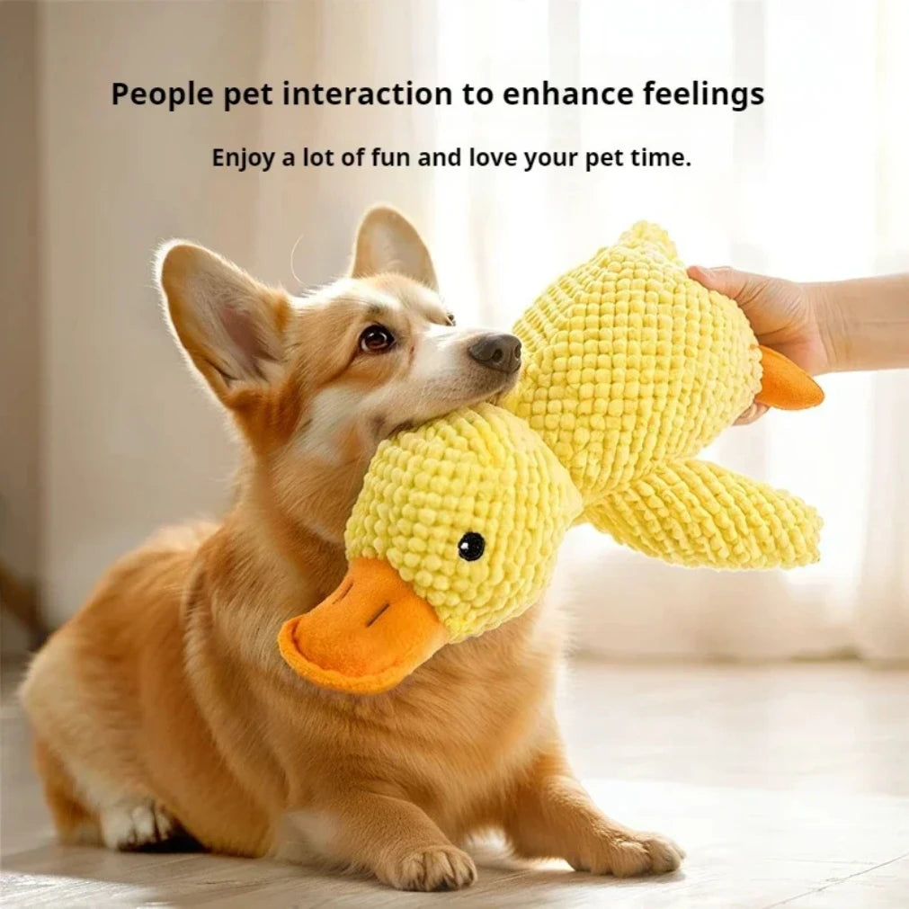 Plush Duck Dog Toy