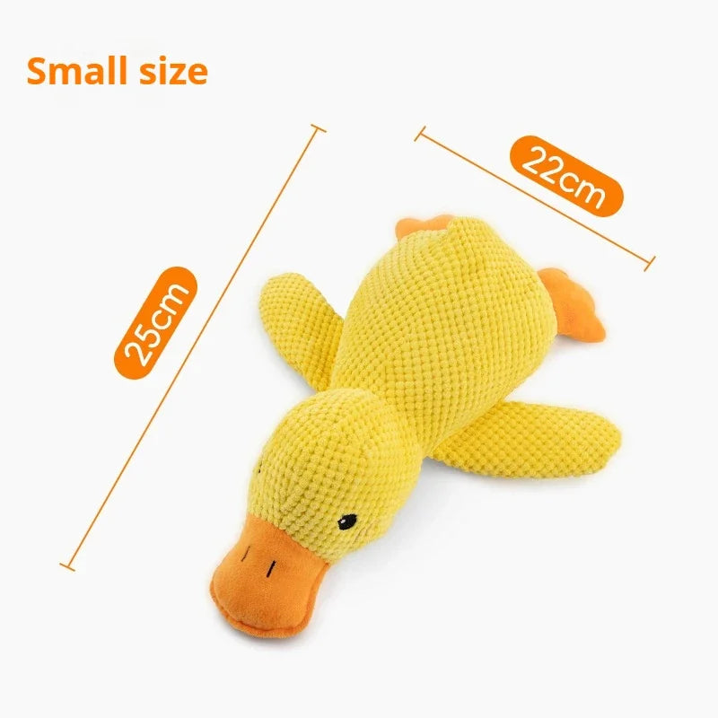 Plush Duck Dog Toy