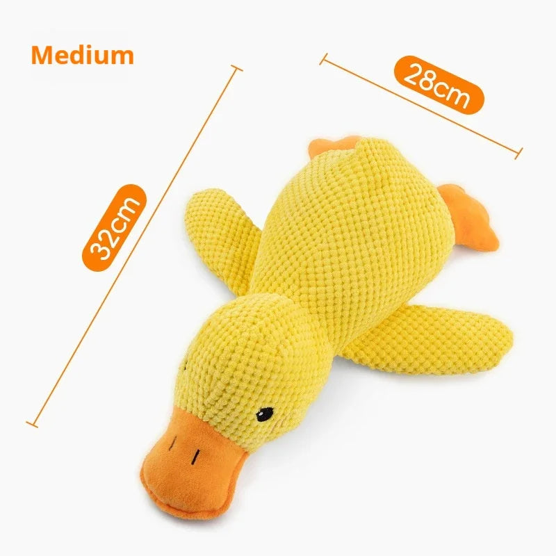 Plush Duck Dog Toy