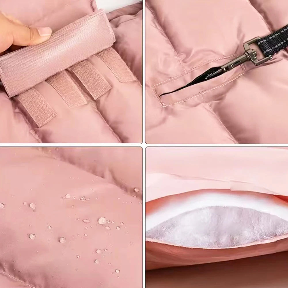 Pet Dog Winter Warm Coat Clothes Down Jacket Waterproof Fleece Vest Thicken Coat Clothing for Dogs Puppy Cats Pet costume