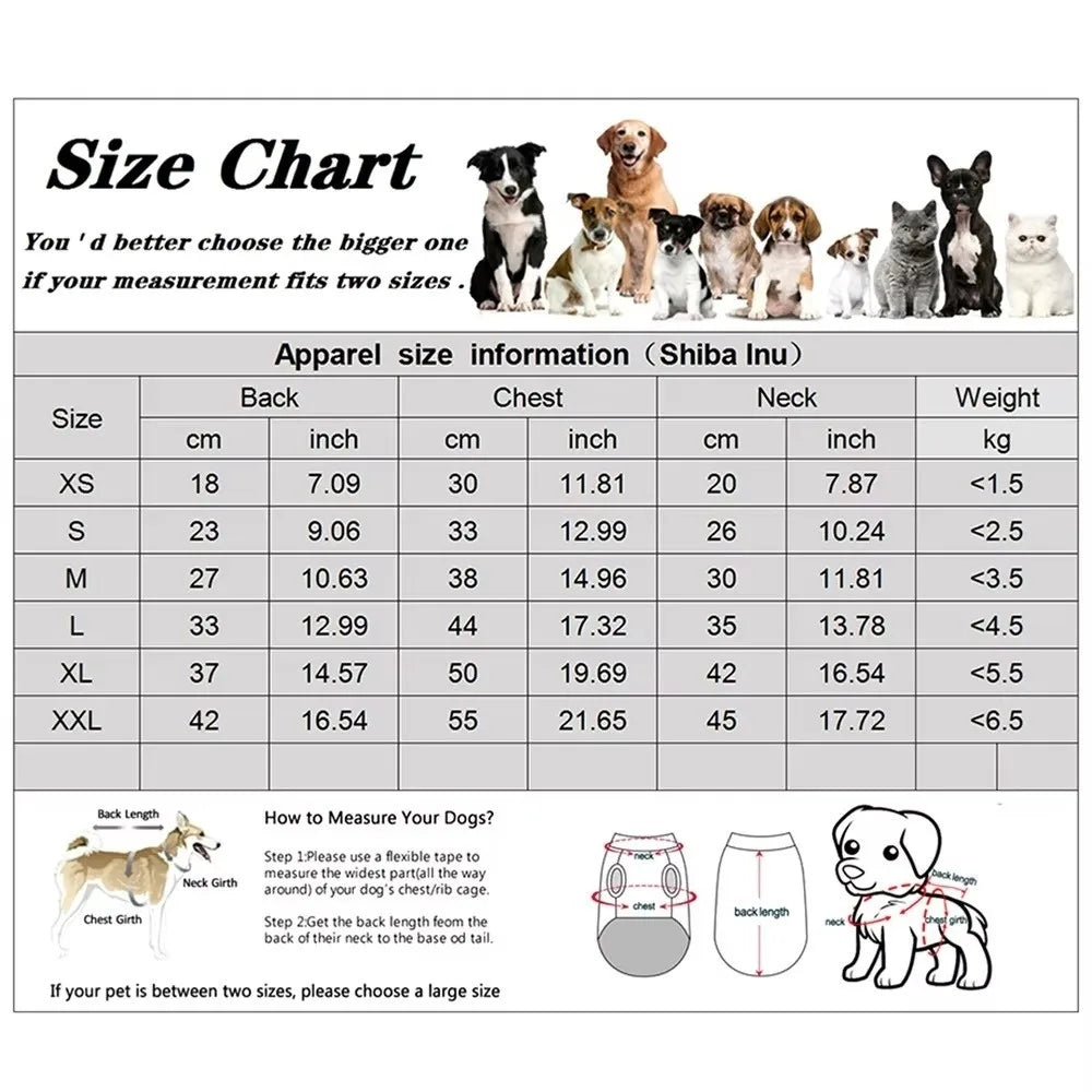 Thicken Warm Winter Dog Coat Chihuahua Yorkies Hoodie Pets Jacket Clothing French Bulldog Costume Pet Clothes