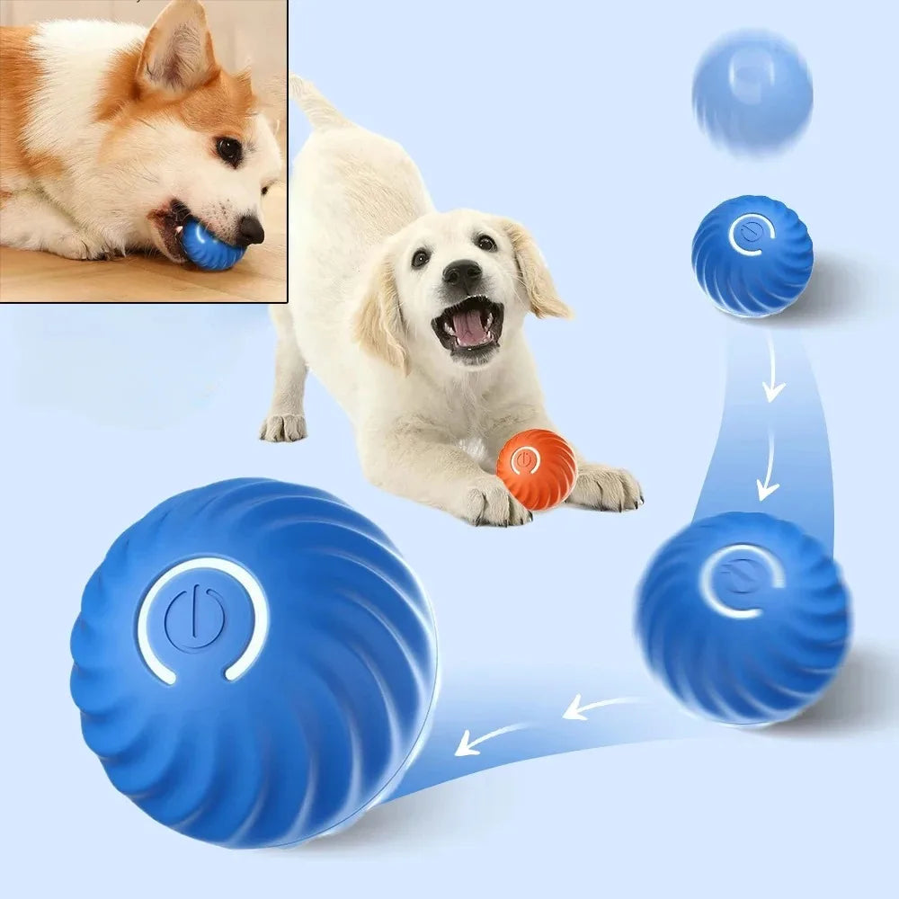 Smart Dog Toy Ball Electronic Interactive Pet Toy Moving Ball USB Automatic Moving Bouncing for Puppy Birthday Gift Cat Products