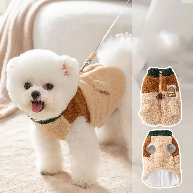 Brown Two-Leg Dog Jacket