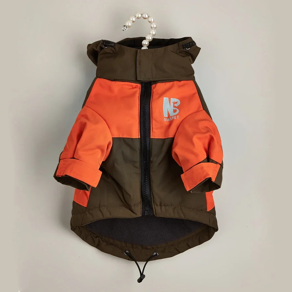 Fleece-Lined Windproof Coat