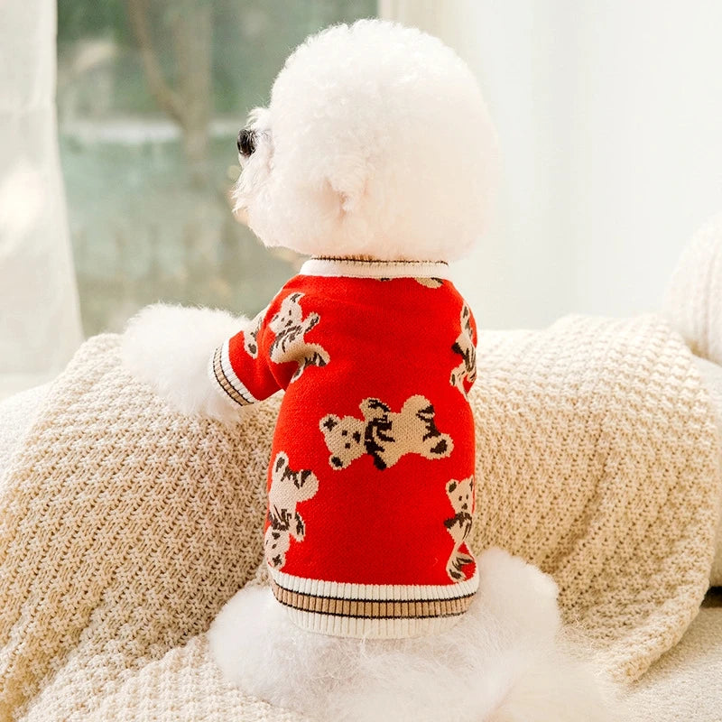 Luxury Knitted Dog Sweater