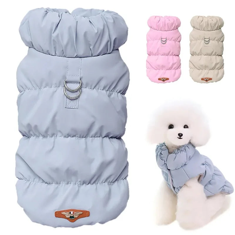 Small Medium Dogs Chihuahua French Bulldog Poodle Vest Pet OutfitSoft Warm Dog Clothes Winter Padded Puppy Cat Coat Jacket
