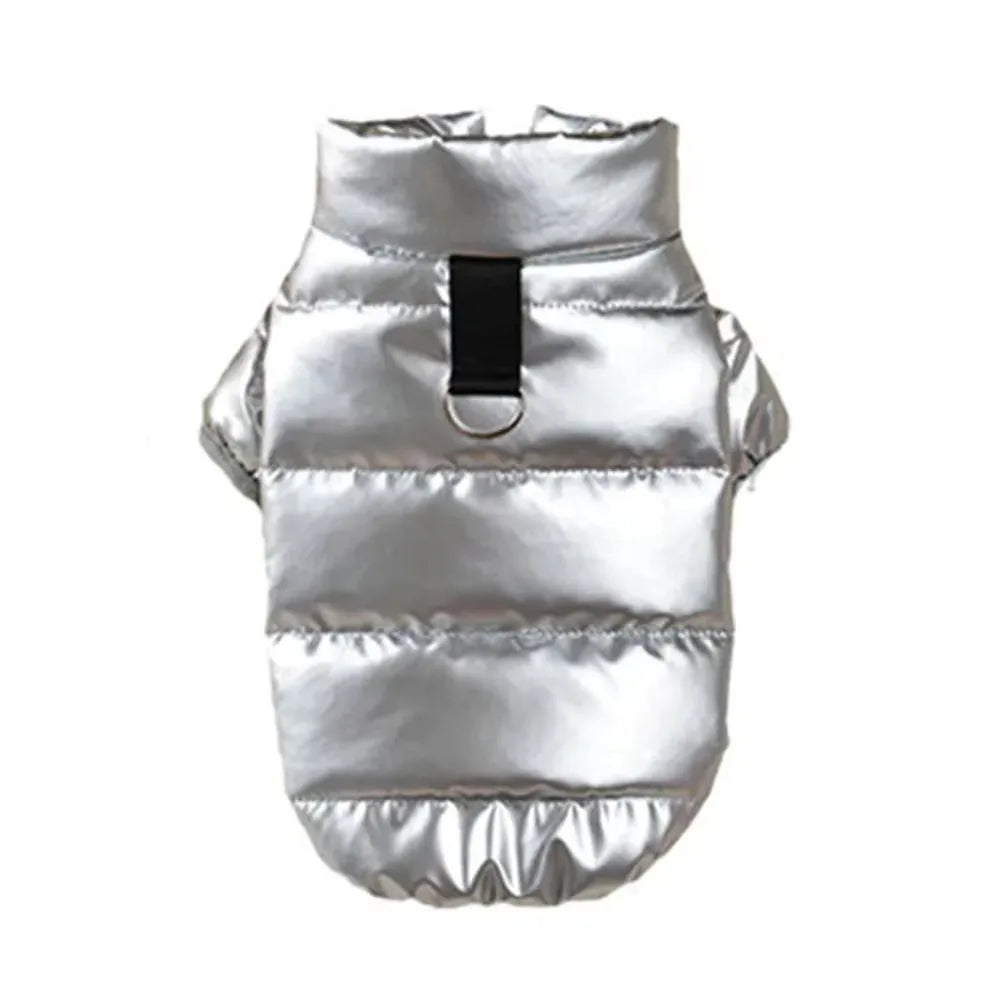 Windproof Leather Puppy Coat